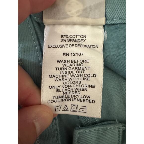 Laurie Felt Wave Crop Straight Jeans Dusty Blue Sz 6 NWT Cotton Blend Stretch - Picture 11 of 13